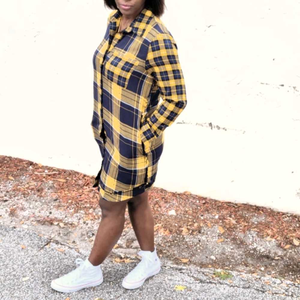 Plaid dress